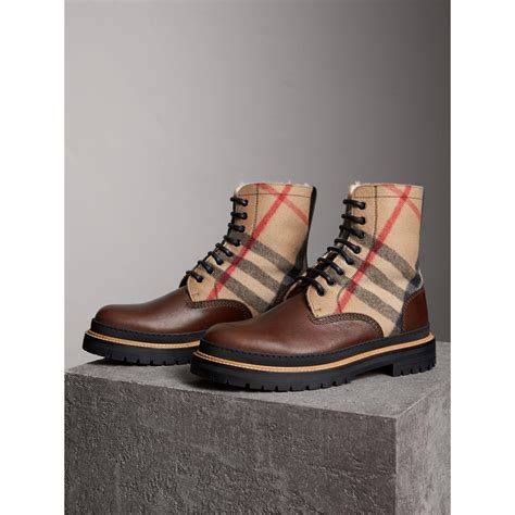 mens burberry boat shoes|burberry men's boots sale.